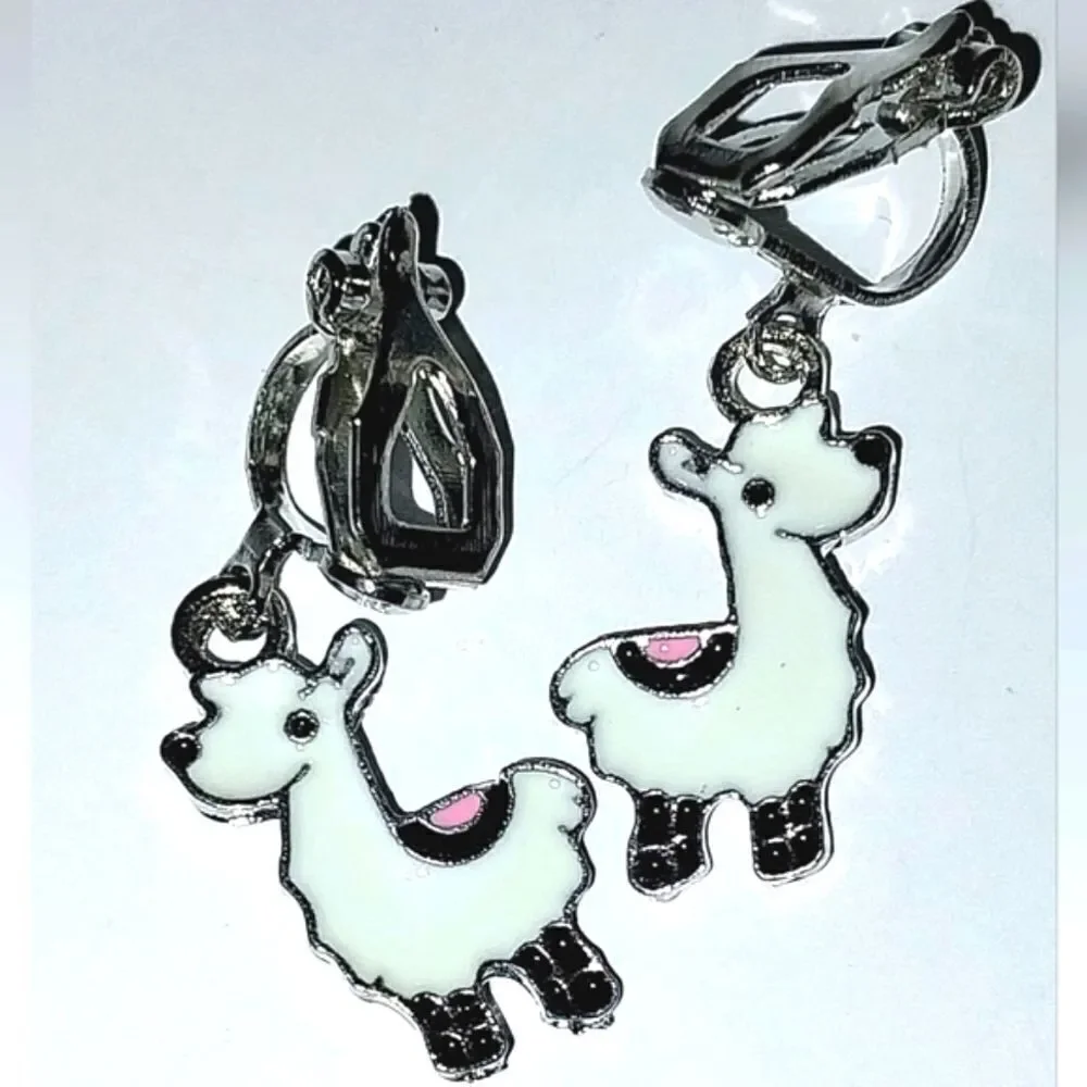 Super cute kid's fashion clip-on earrings